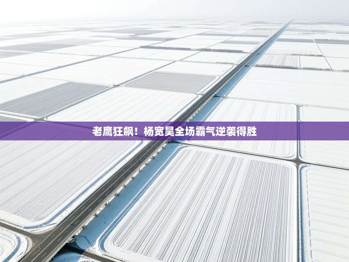 老鹰狂飙！杨宽昊全场霸气逆袭得胜  第2张